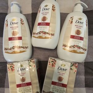 Lot of Dove Limited Edition Sugar Cookie Body Care